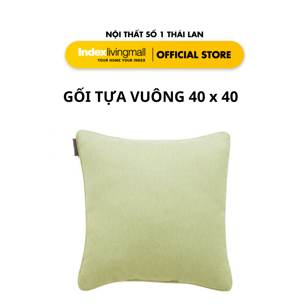 Gối Tựa Trang Trí Đa Năng Màu Xanh Lá Size 40 x 40 | Index Living Mall