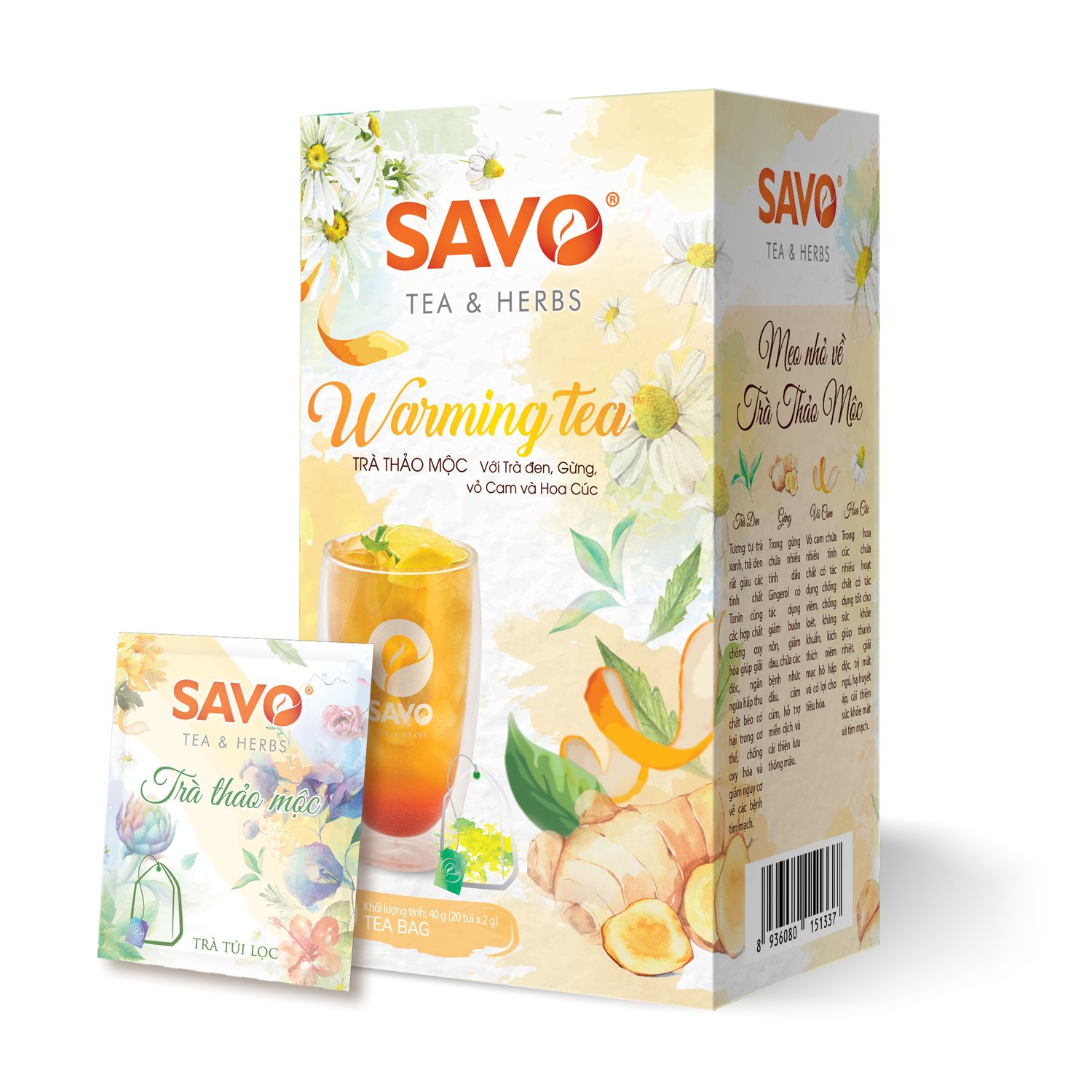 Trà Thảo Mộc SAVO WARMING (Warming Herbal Tea)