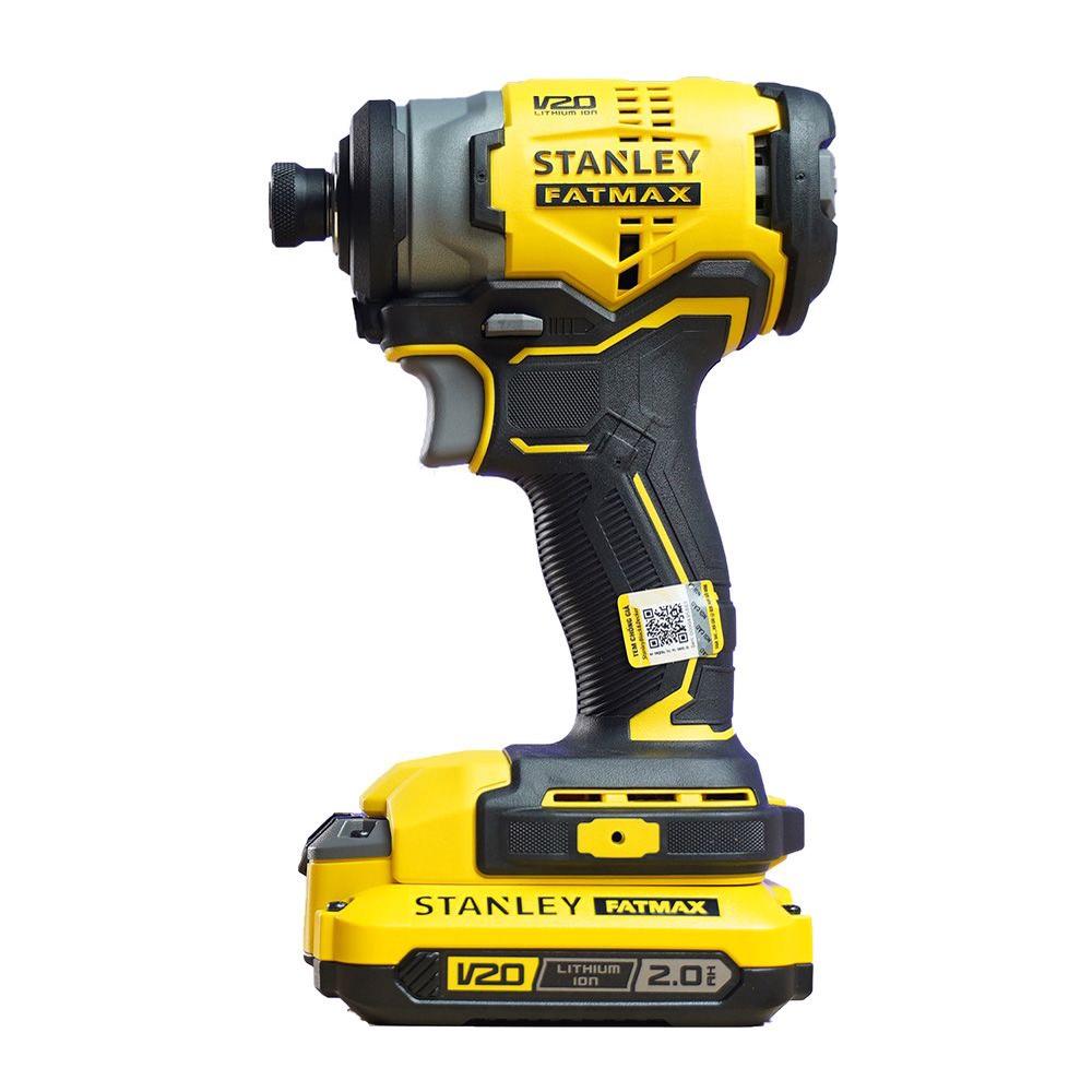 Máy vặn vít động lực pin Stanley Fatmax Brusless 20V Max SBI810D2K-B1 - Chính hãng