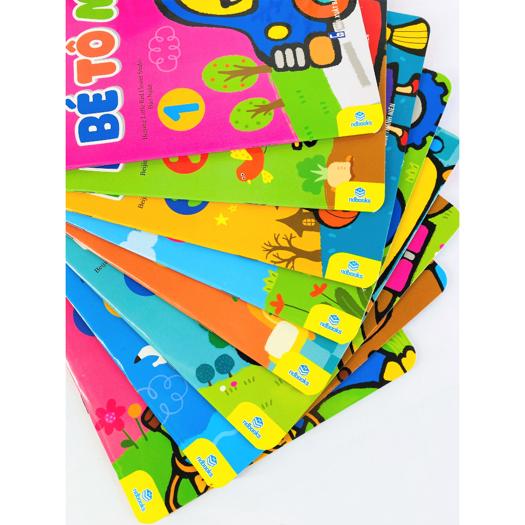 Sách - Combo 8 cuốn: Bé Tô Màu - ndbooks