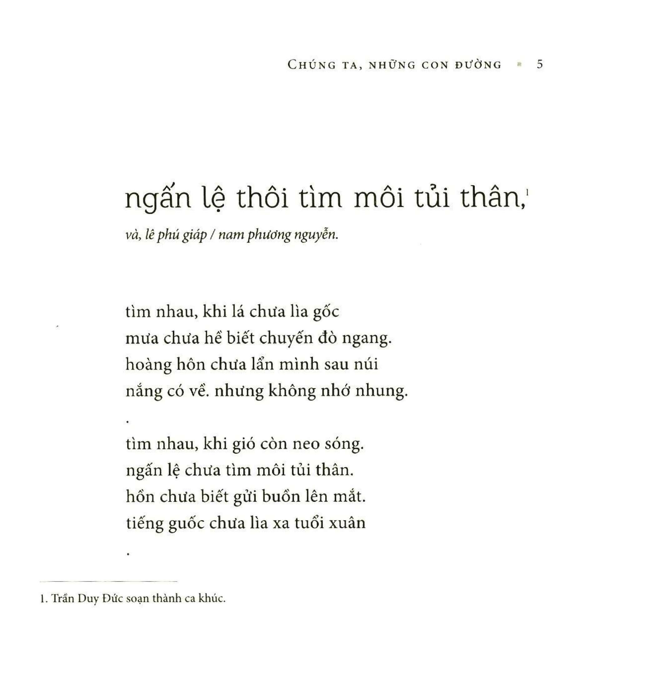Chúng Ta, Những Con Đường