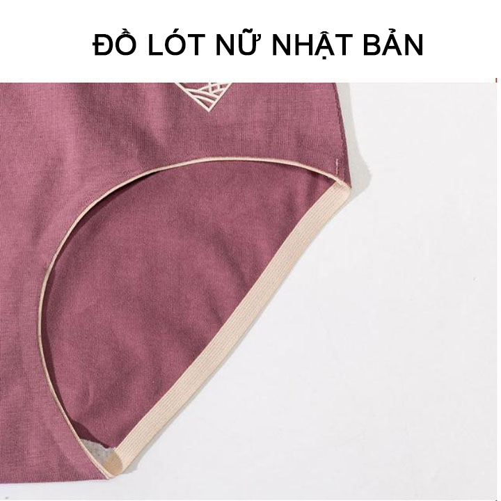 Combo 2 quần lót nữ Nhật Bản cotton tinh khiết kháng khuẩn thoải mái khi mặc