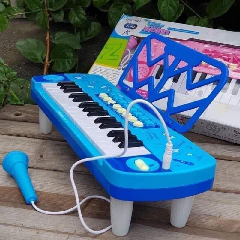 Đàn piano cho bé kèm mic đồ chơi có nhạc