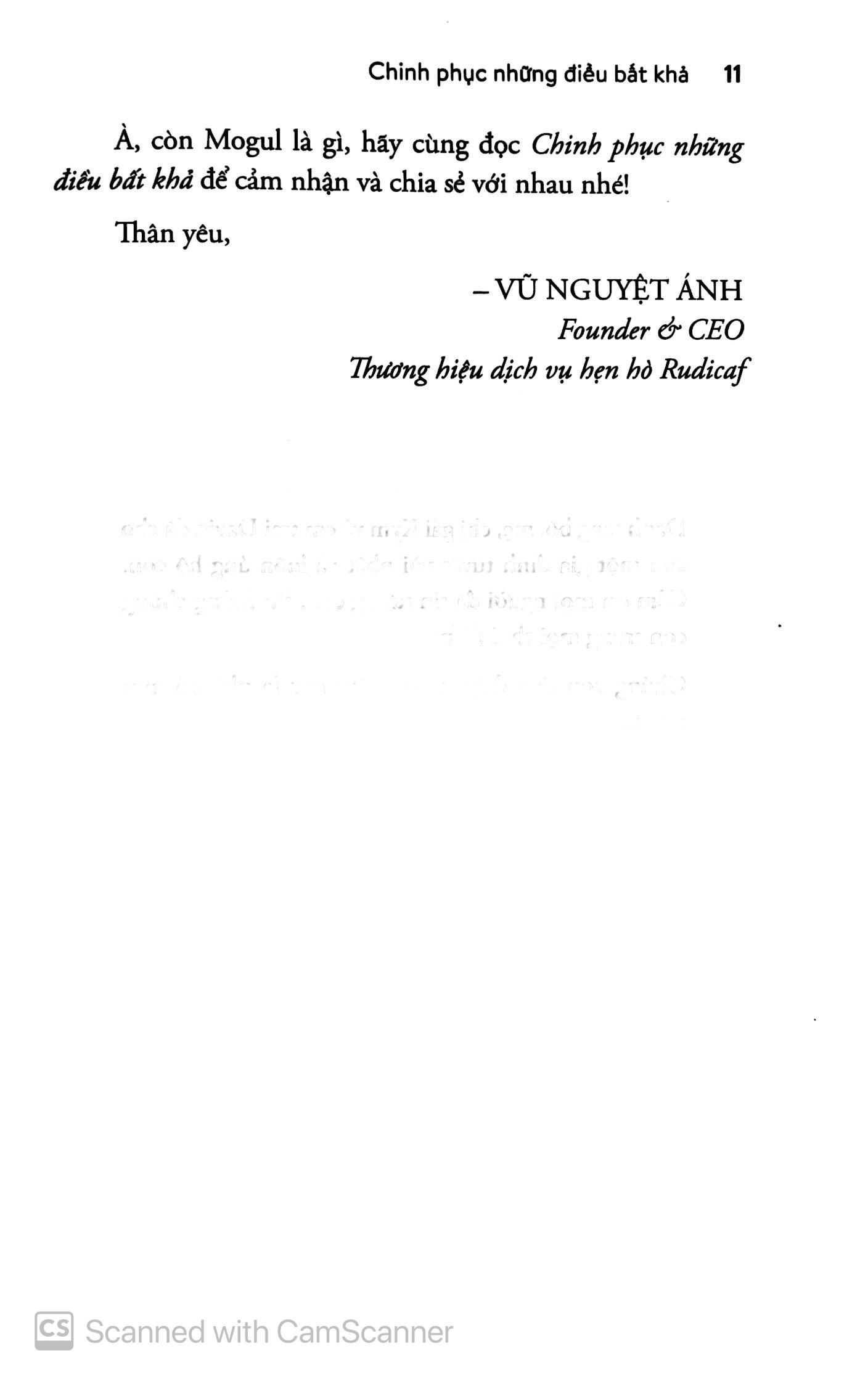 Chinh Phục Những Điều Bất Khả - You Are A Mogul