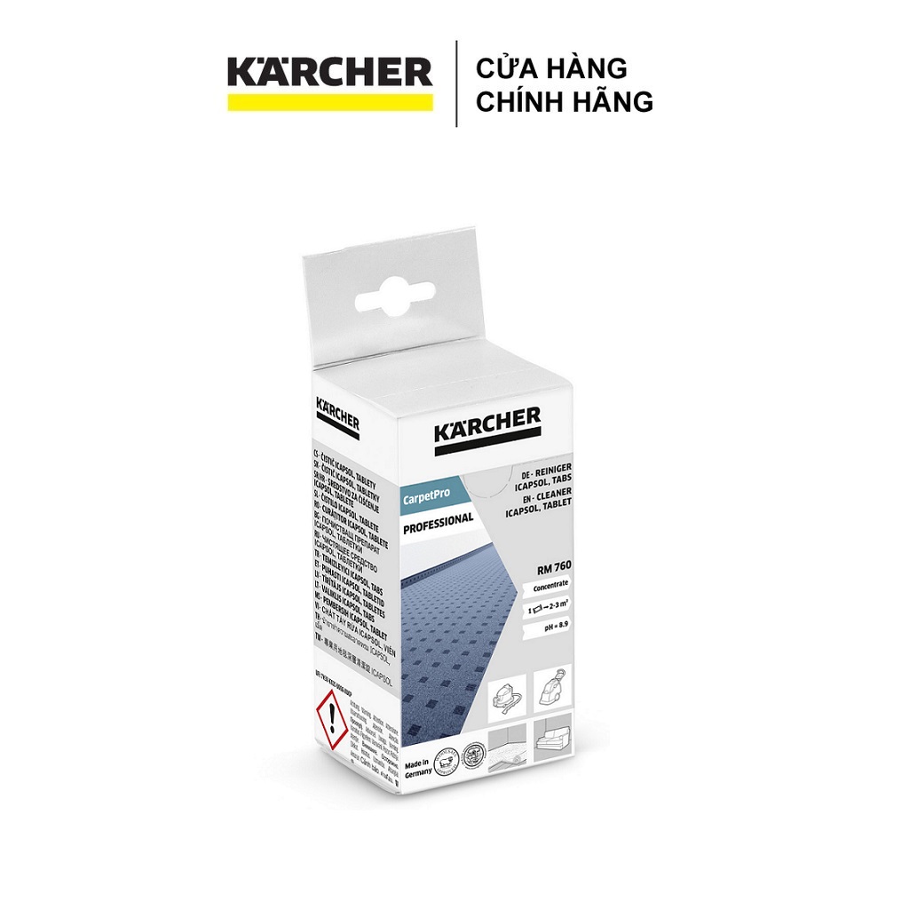 Chất giặt thảm Karcher RM 760 Tablet, (16 viên)