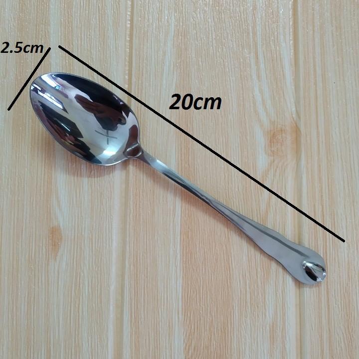 Thìa, Rĩa, Muỗng Inox Cao Cấp Dài 20CM
