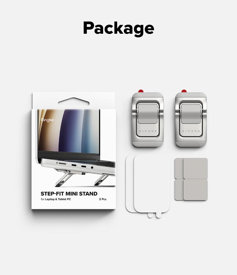 Giá đỡ dành cho MacBook/Laptop RINGKE Step-Fit Mini Stand - Hàng Chính Hãng