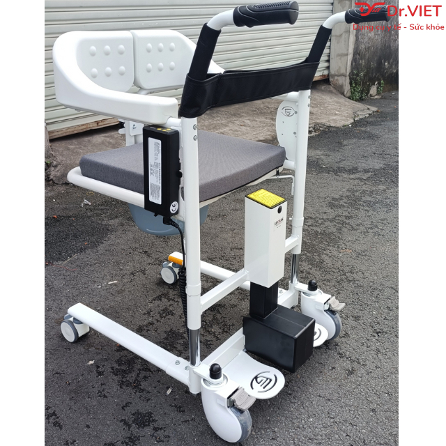 Xe di chuyển bệnh nhân LUCASS ECLIP X2 Chính hãng- Hỗ trợ việc đi lại cho người bệnh, có bô vệ sinh