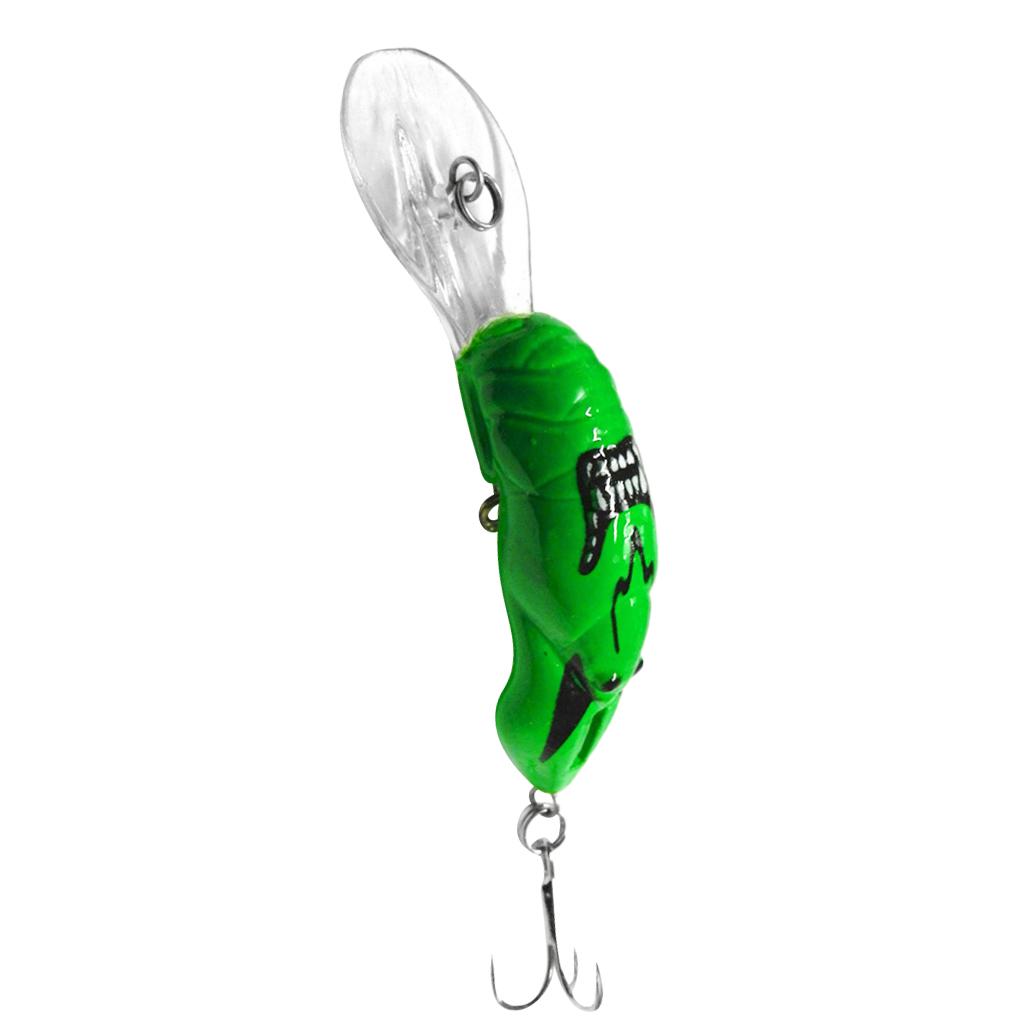 3D Hard Plastic Crankbait 8.5cm/8.2g Minnow Fishing Lure Hook Baits