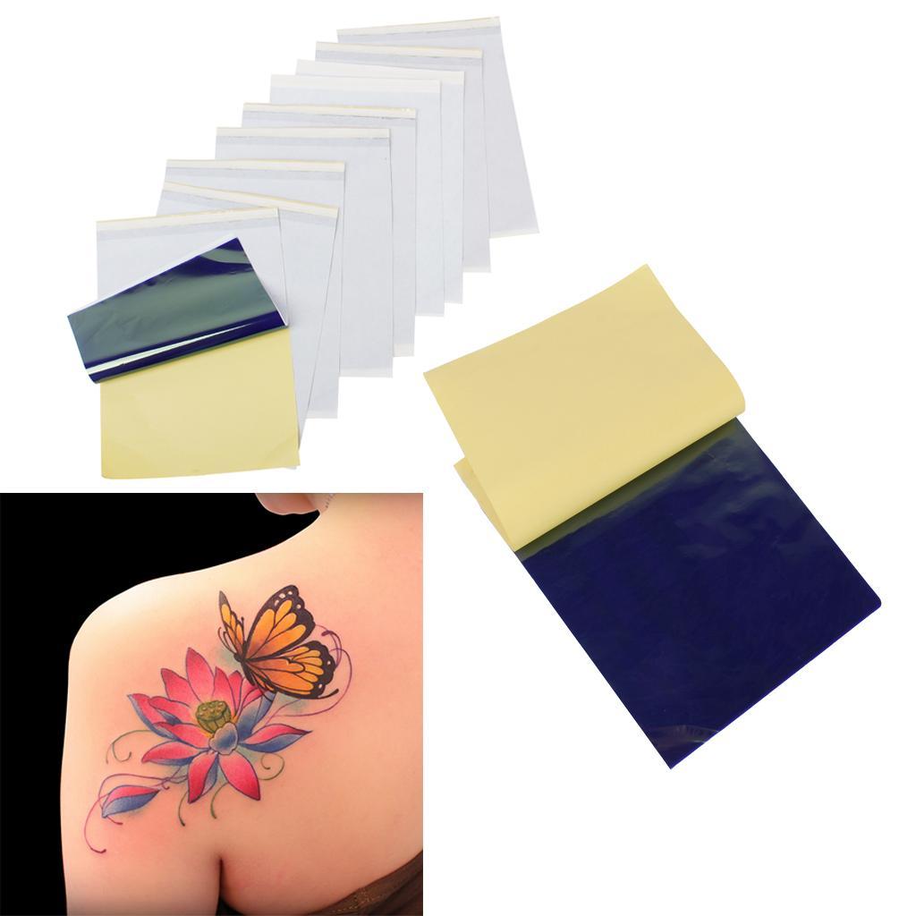 10x SHEET TATTOO TRANSFER / THERMAL / CARBON / STENCIL PAPER FOR INK KIT