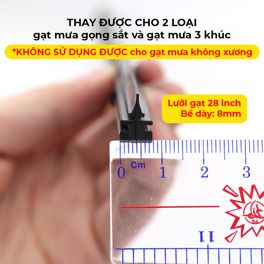 Combo 2 Lưỡi Gạt Mưa Loại A VIAIR R15