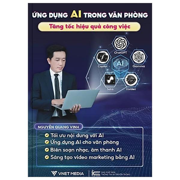Sách - Ứng Dụng Ai Trong Văn Phòng - Tăng Tốc Hiệu Quả Công Việc - Bìa Cứng