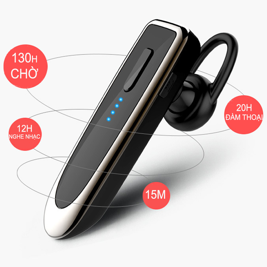 Tai Nghe Bluetooth không dây K23 - Tai Nghe Đàm Thoại Một Bên + Tặng Tai Nghe Để Nghe Hai Bên