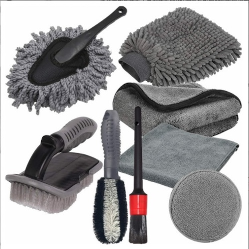 Bộ Fullset Dụng Cụ Rửa Xe Chăm Sóc Ô Tô MicroClean USA Chuyên Dụng