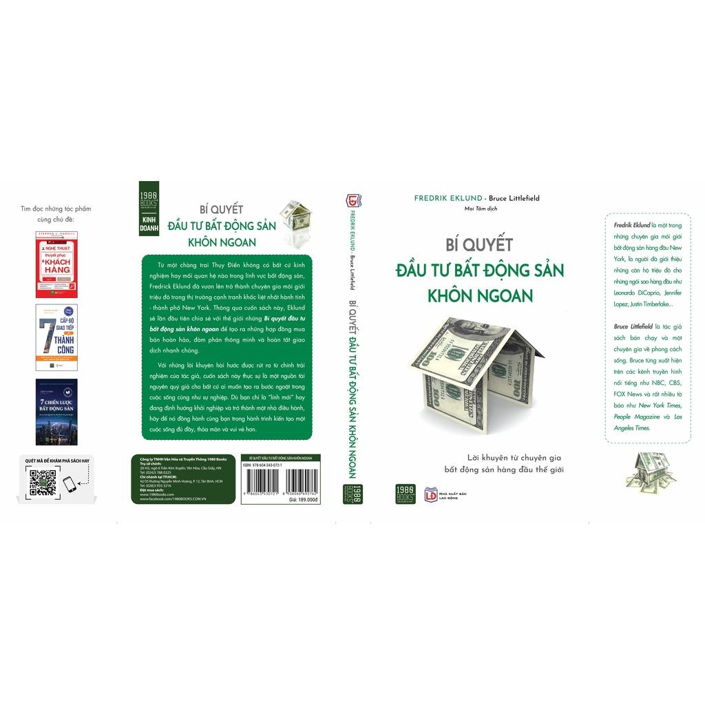 Sách Bí Quyết Đầu Tư Bất Động Sản Khôn Ngoan - BẢN QUYỀN
