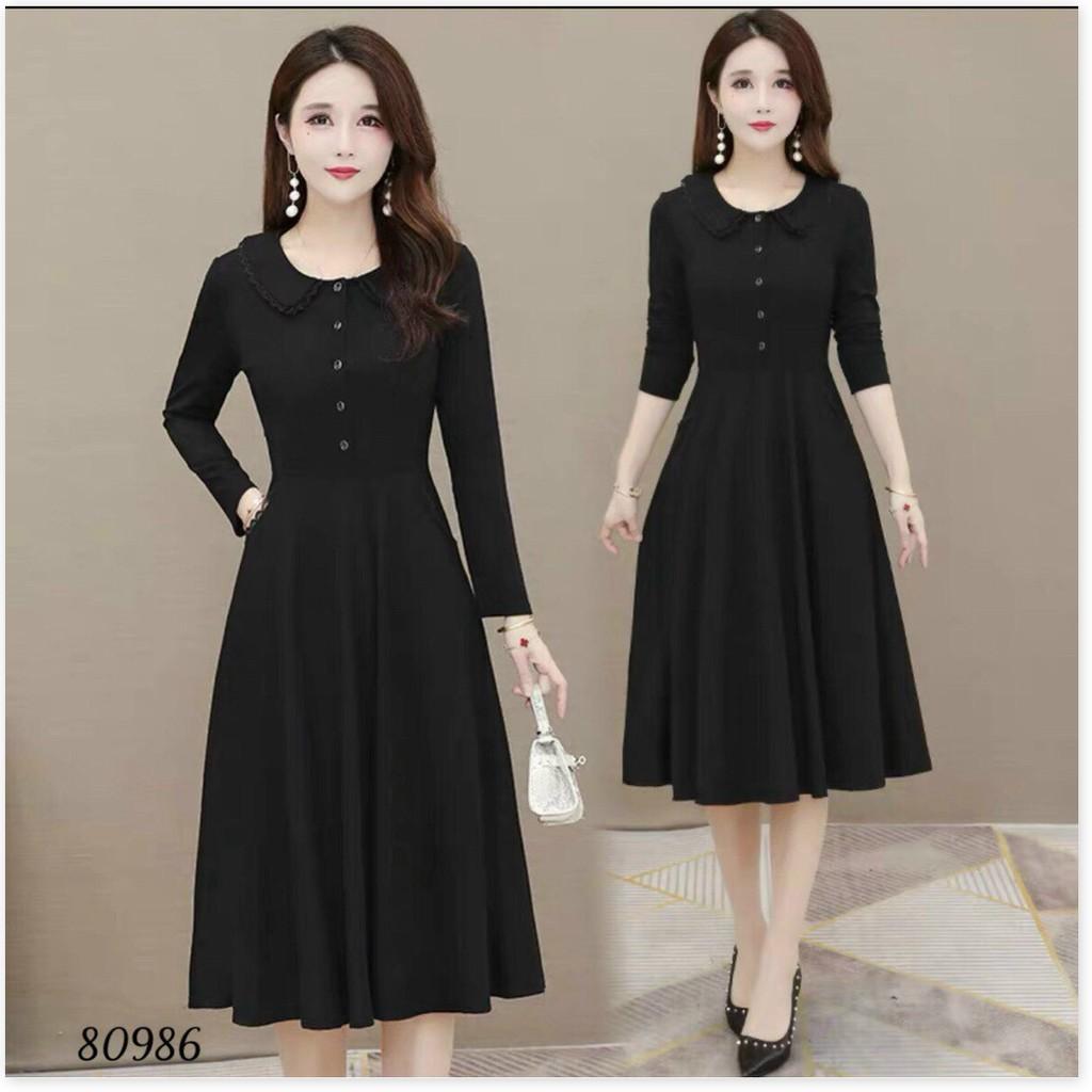 ĐẦM XÒE DỰ TIỆC CÓ NÚT CÚC CỰC XINH TÔN DÁNG THANH LỊCH CHO CHỊ EM THỜI TRANG LANO STORE