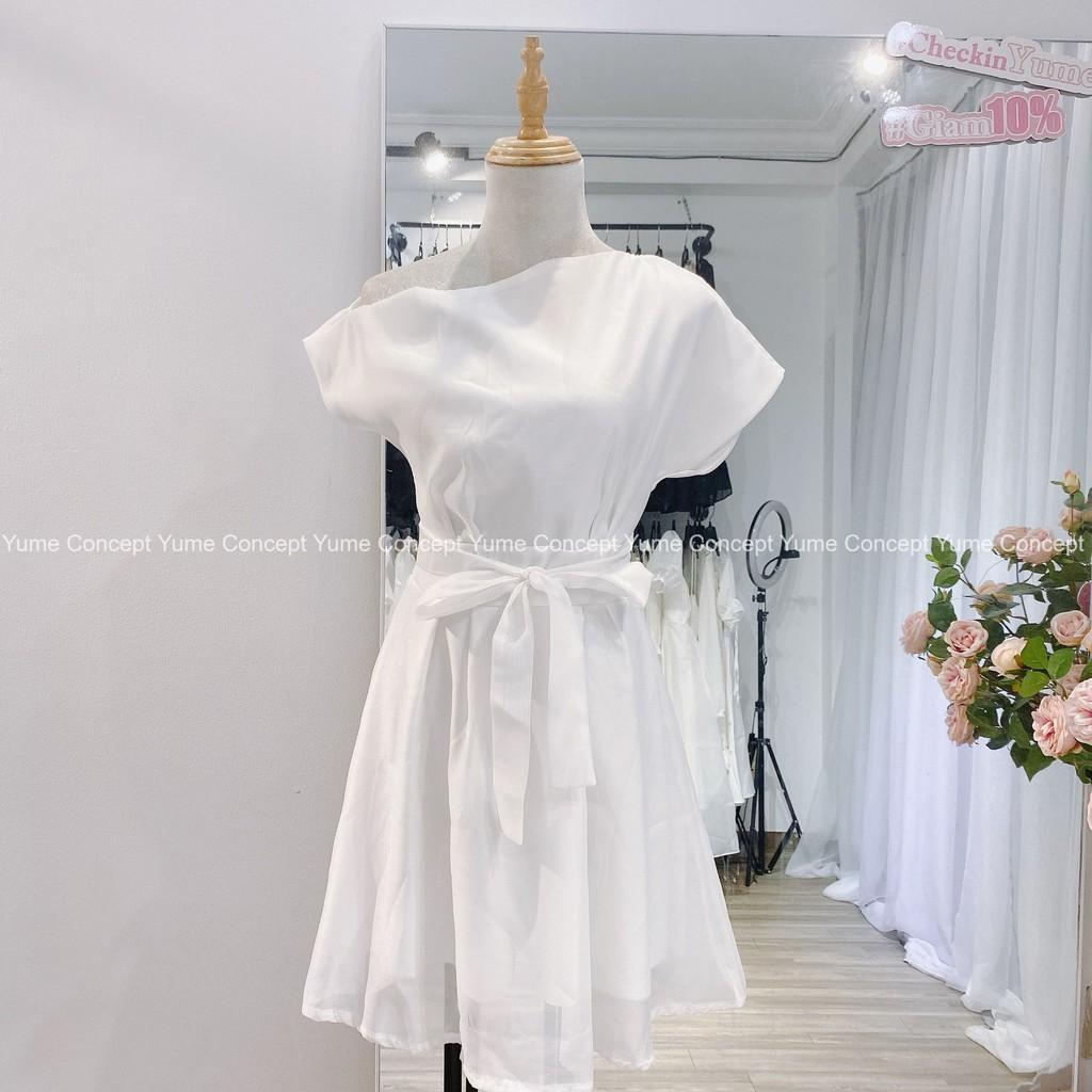 Đầm lệch vai 1 bên