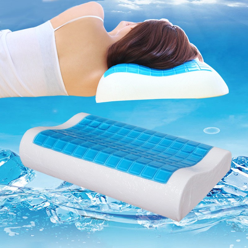 Gối Cao Su Kim Cương Dợn Sóng GEL 39x59x10