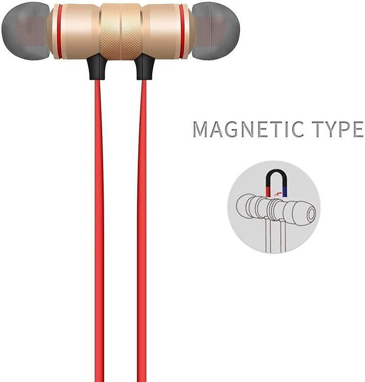 Tai Nghe Nhét Tai Thể Thao Không Dây Kết Nối Bluetooth Có Hỗ Trợ Đàm Thoại Dung Lượng Pin 80mAh Nghe Nhạc Tới 4 Tiếng - Hàng Chính Hãng