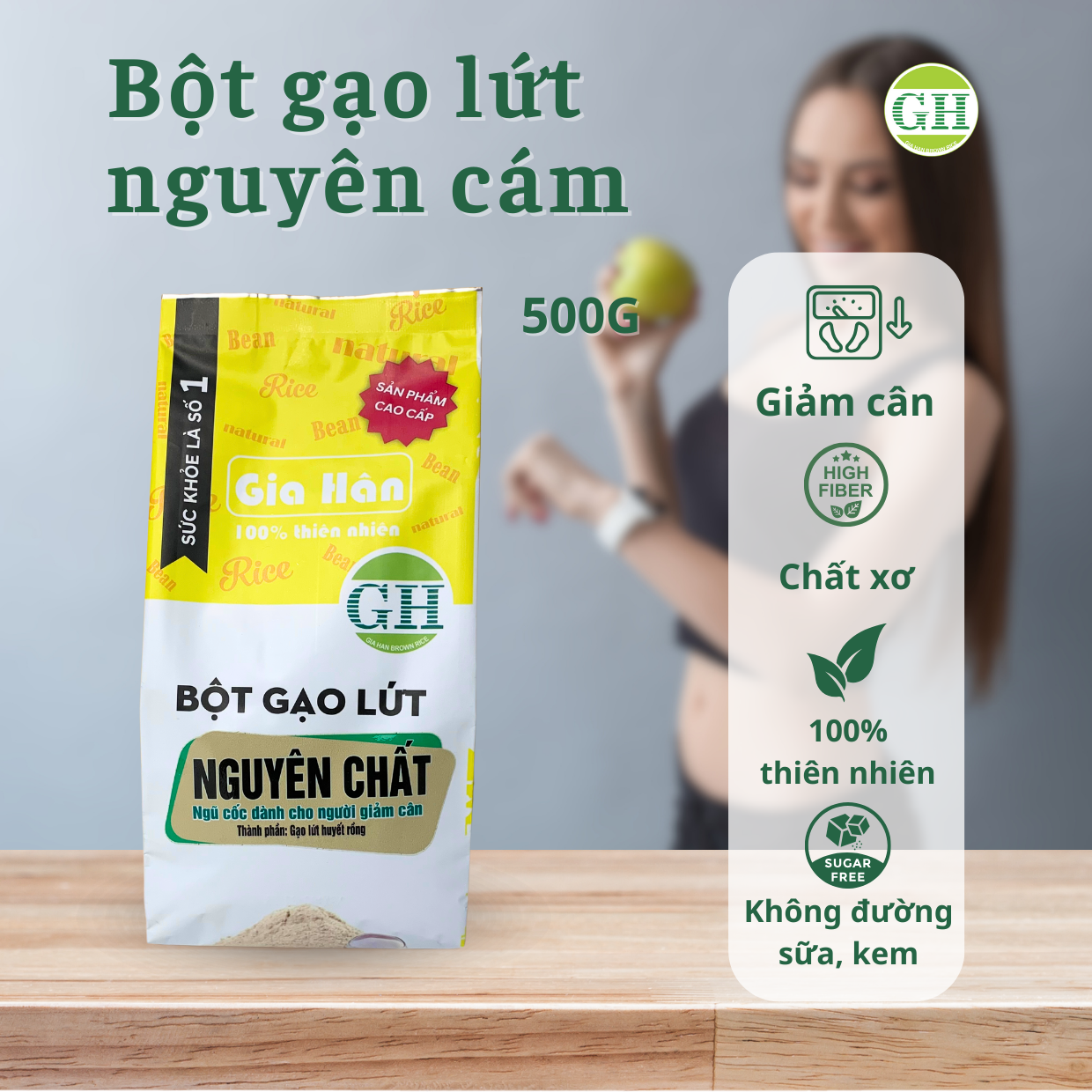 bột giảm cân tại nhà, an toàn, bot gao lut giam can