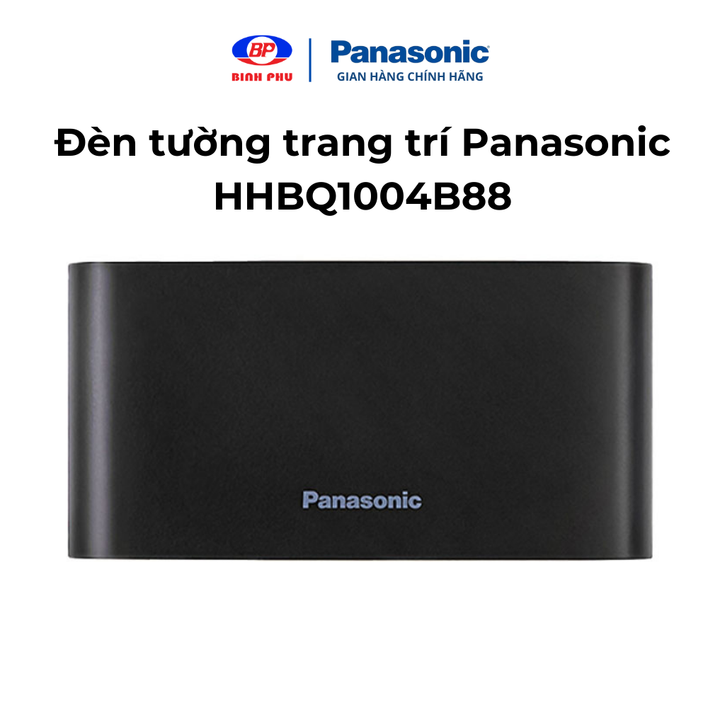Đèn gắn tường Panasonic HHBQ1004B88, Ánh sáng vàng 3000K, trang trí, thắp sáng lối đi cầu thang, hành lang