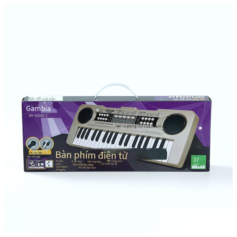 Đồ chơi xếp hình quà tặng dành cho trẻ em đàn organ điện tử 37 phím BIGFUN có đàn piano micro được ưa chuộng nhất