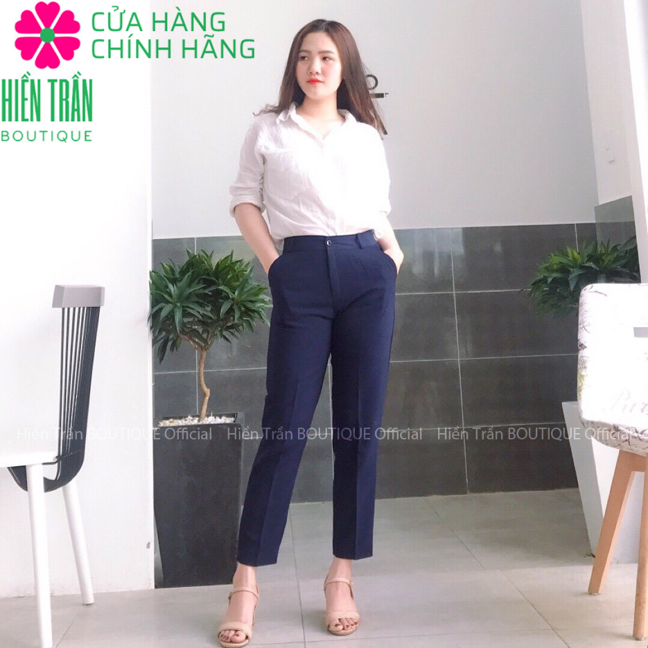 Quần tây nữ cơ bản Hiền Trần BOUTIQUE 3 màu, chất vải cao cấp, form chuẩn, vải không nhăn