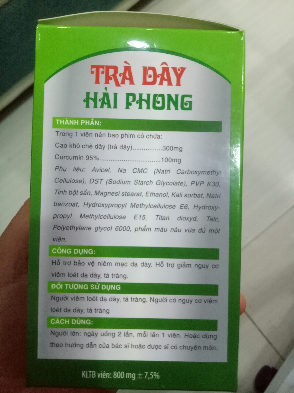 Viên Trà Dây Hỗ Trợ Dạ Dày