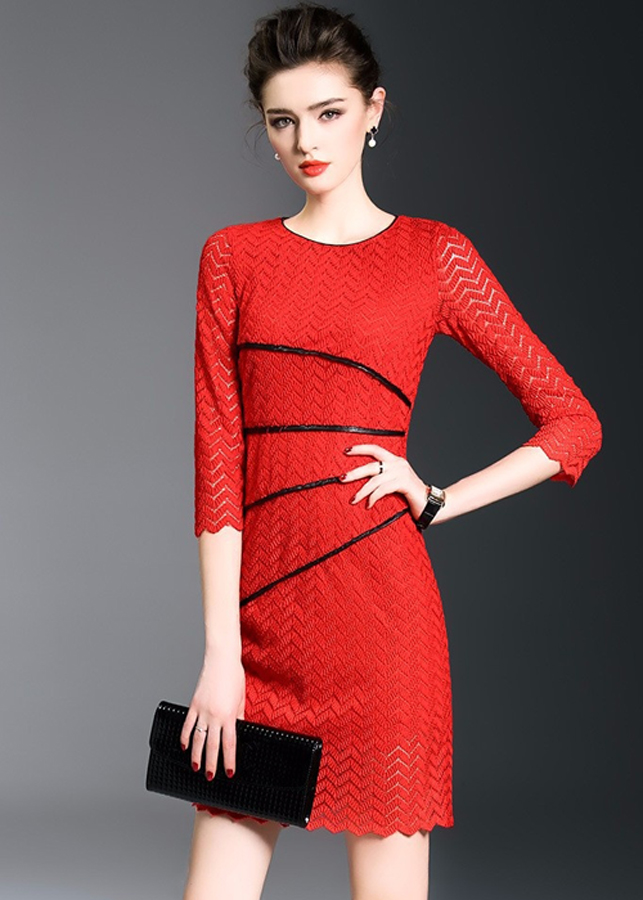 Đầm Nữ Ôm Ren DON00388