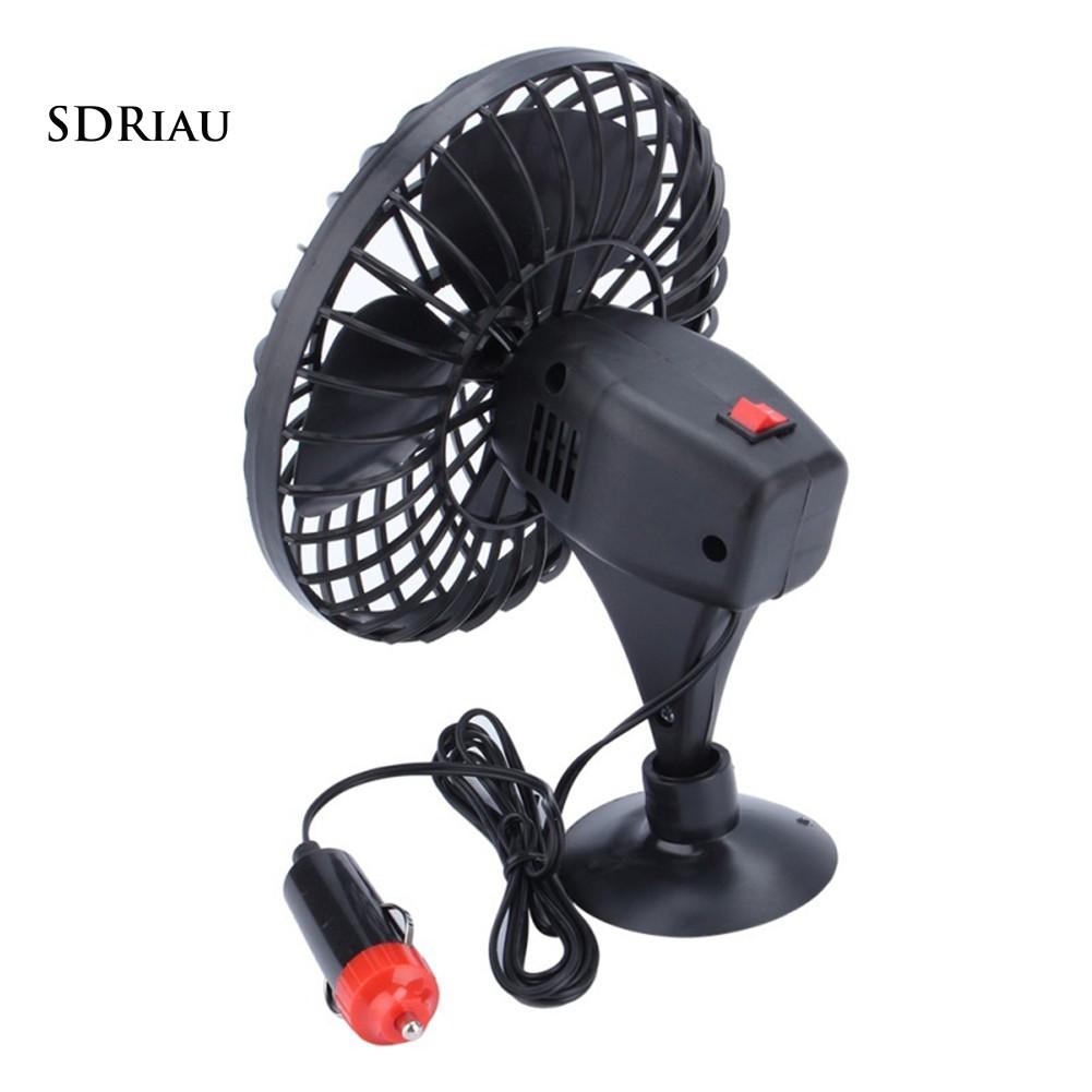 Quạt Mini Làm Mát Không Ồn 12v Cho Xe Hơi