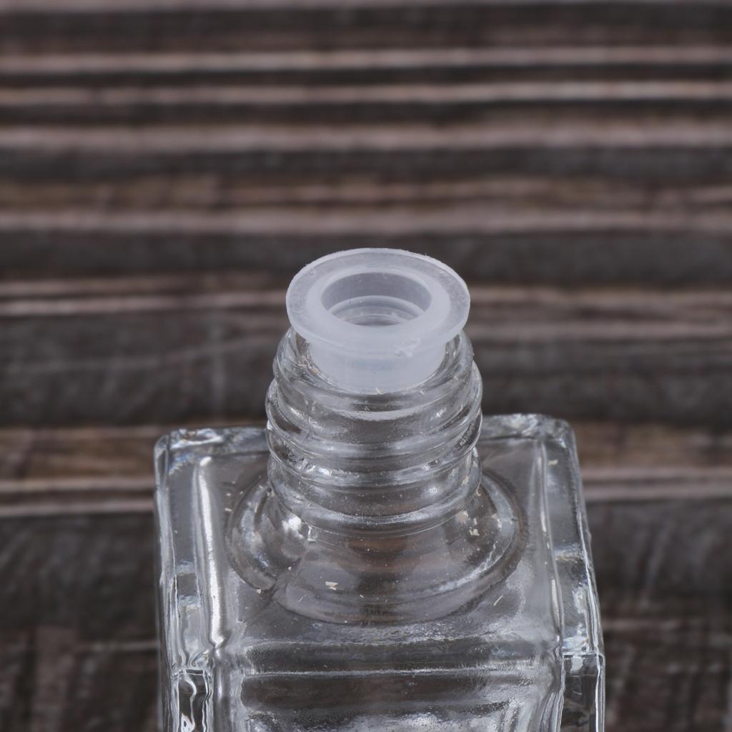 4pcs 6ml Car Hanging Perfume Bottle Essential Oil Bottle Pendant Decor Vials