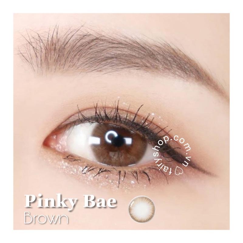 Kính Áp Tròng Pinky Bae BROWN 14.0mm - Kính Áp Tròng FAIRY SHOP CONTACT LENS - độ cận 0 đến 8