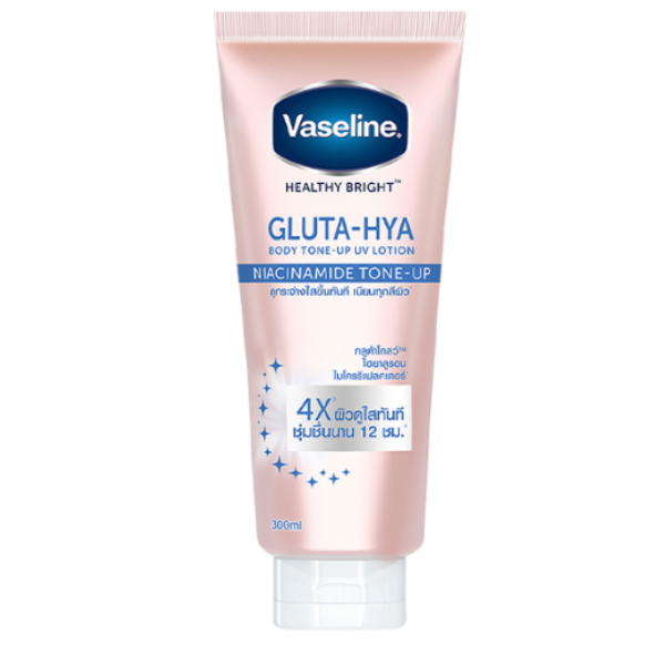 Vaseline Gluta-Hya Dưỡng Thể Nâng Tông Tức Thì Gấp 4 Lần 300ML