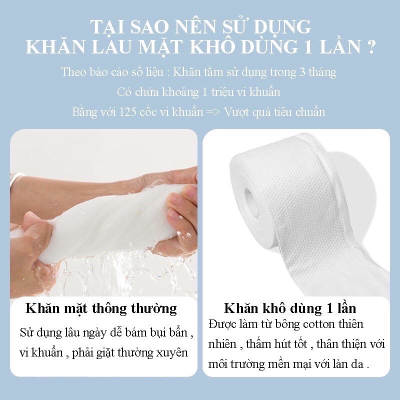 Khăn Lau Mặt Khô Đa Năng Animerry Dùng 1 Lần - Tiện Dụng, An Toàn, Siêu Mềm Mại