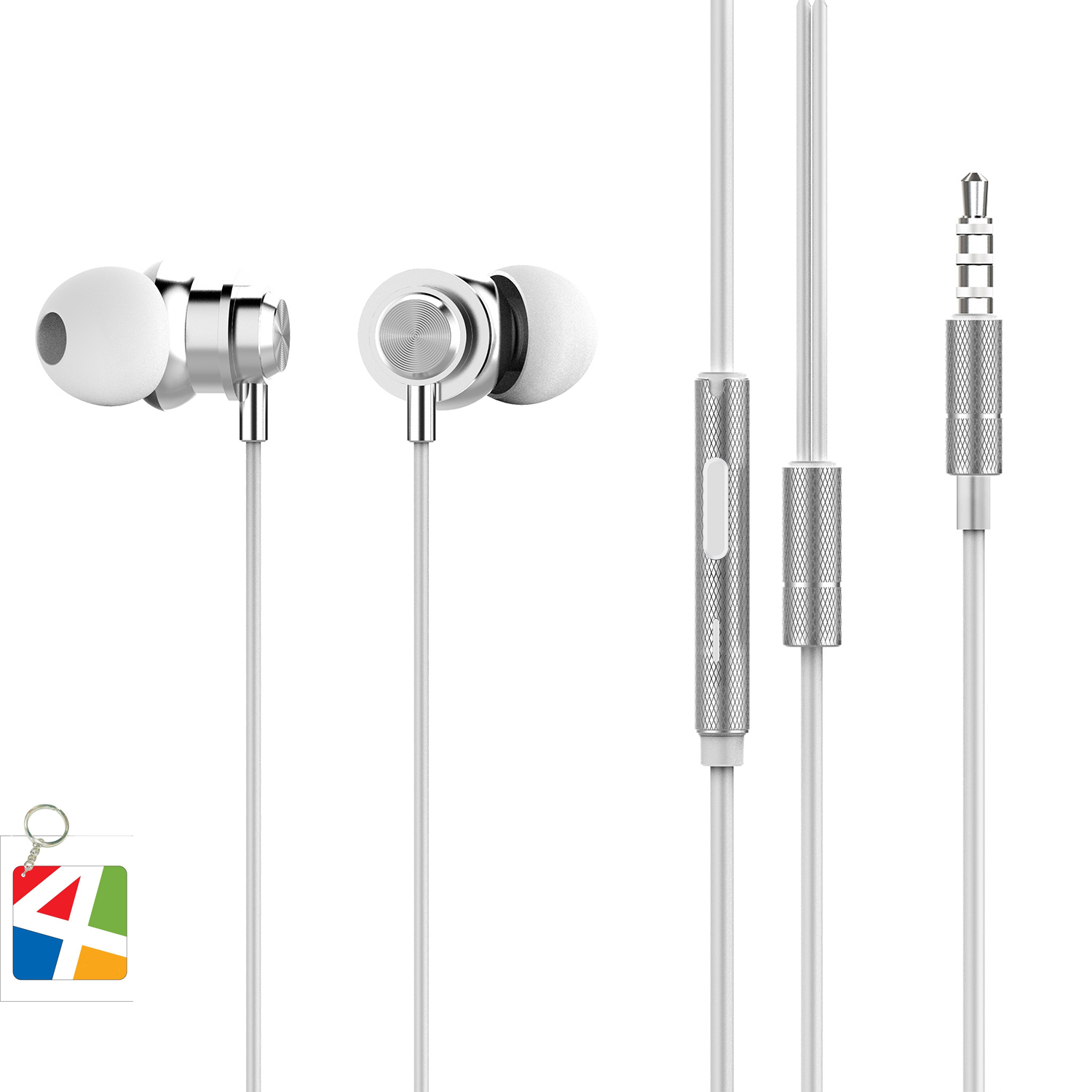 Tai nghe Sports Headphone thể thao chuyên nghiệp Plextone X56M thiết kế Earbud kiểu nhét tai, kháng nước chuẩn IPX4, nghe nhạc cực hay, dây tai nghe có nút chuyển bài, mic đàm thoại HD(phụ kiện có nẫy cánh bướm giúp cố định khi chạy bộ, kẹp áo, nút tai nghe và chốt định vị dây). - Hàng Chính Hãng.