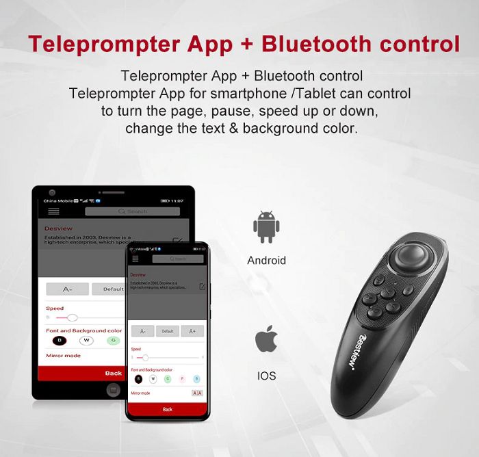 Máy nhắc chữ Telepromter Bestview T2