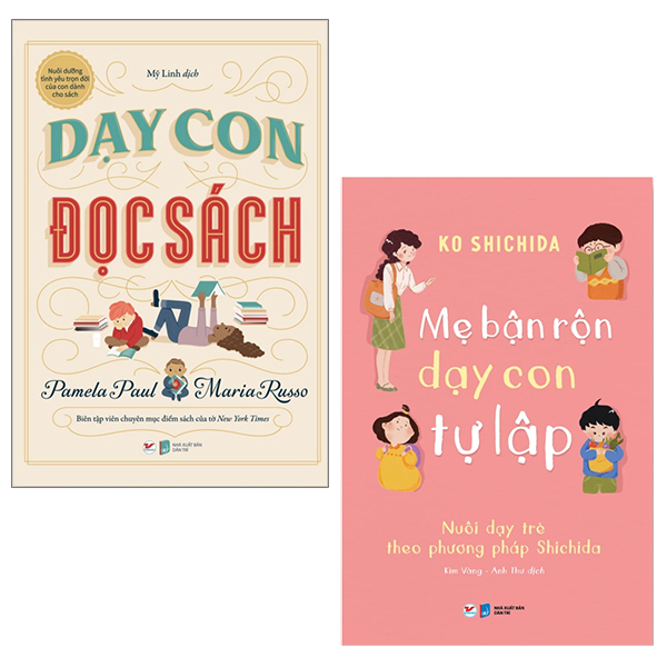 Bộ Sách Dạy Con Đọc Sách - Nuôi Dưỡng Tình Yêu Trọn Đời Của Con Dành Cho Sách + Mẹ Bận Rộn Dạy Con Tự Lập - Nuôi Dạy Trẻ Theo Phương Pháp Shichida