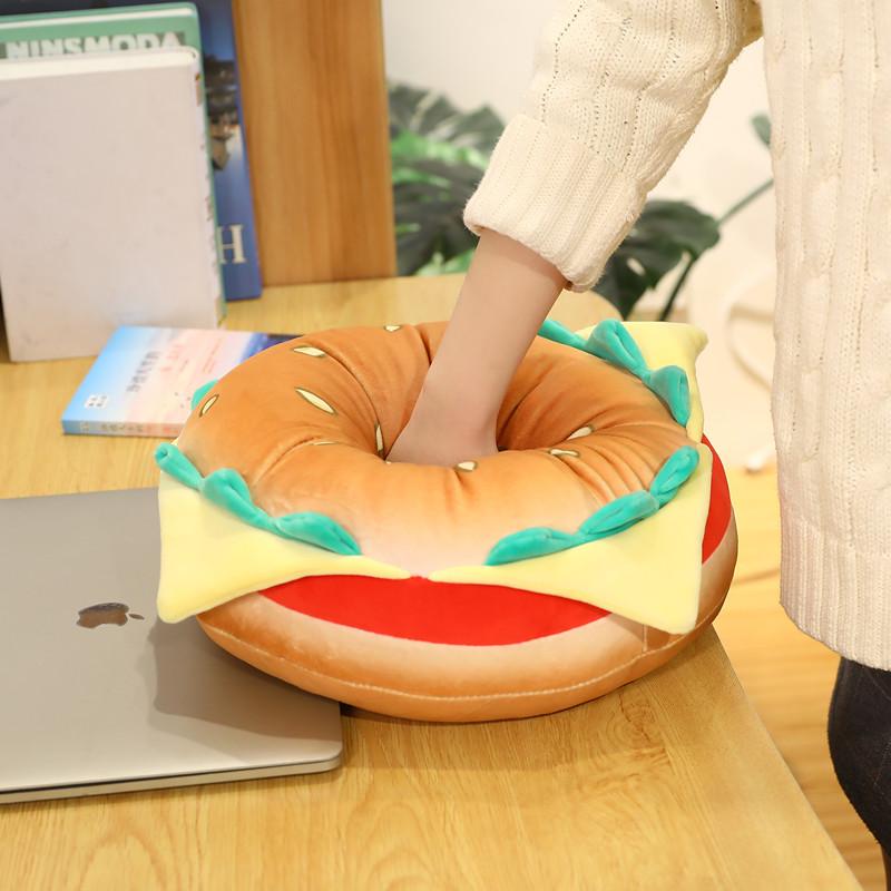 Dễ Thương Mô Phỏng Sang Trọng Đồ Chơi Bánh Hamburger Nhồi Bông Ngộ Nghĩnh Thực Phẩm Gối Đệm Trẻ Em Đồ Chơi Quà Tặng Sinh Nhật Sáng Tạo Trang Trí