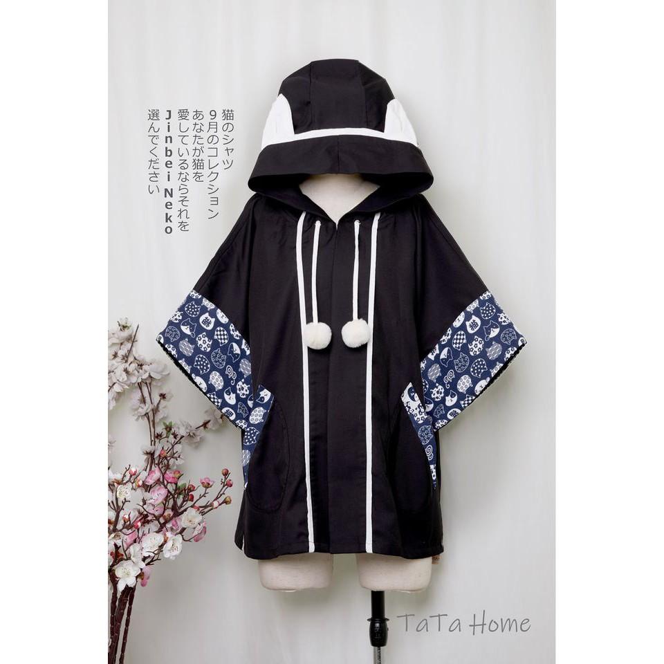 Áo Khoác Phong Cách Nhật - Jinbei Neko Jacket Ver1
