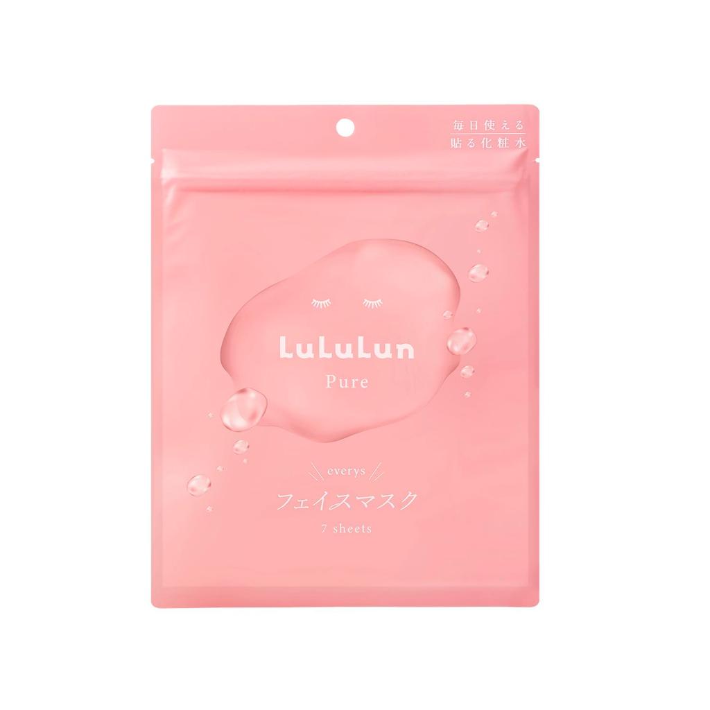 LULULUN - Mặt nạ Pure Pink Everys cấp ẩm hằng ngày dành cho da khô