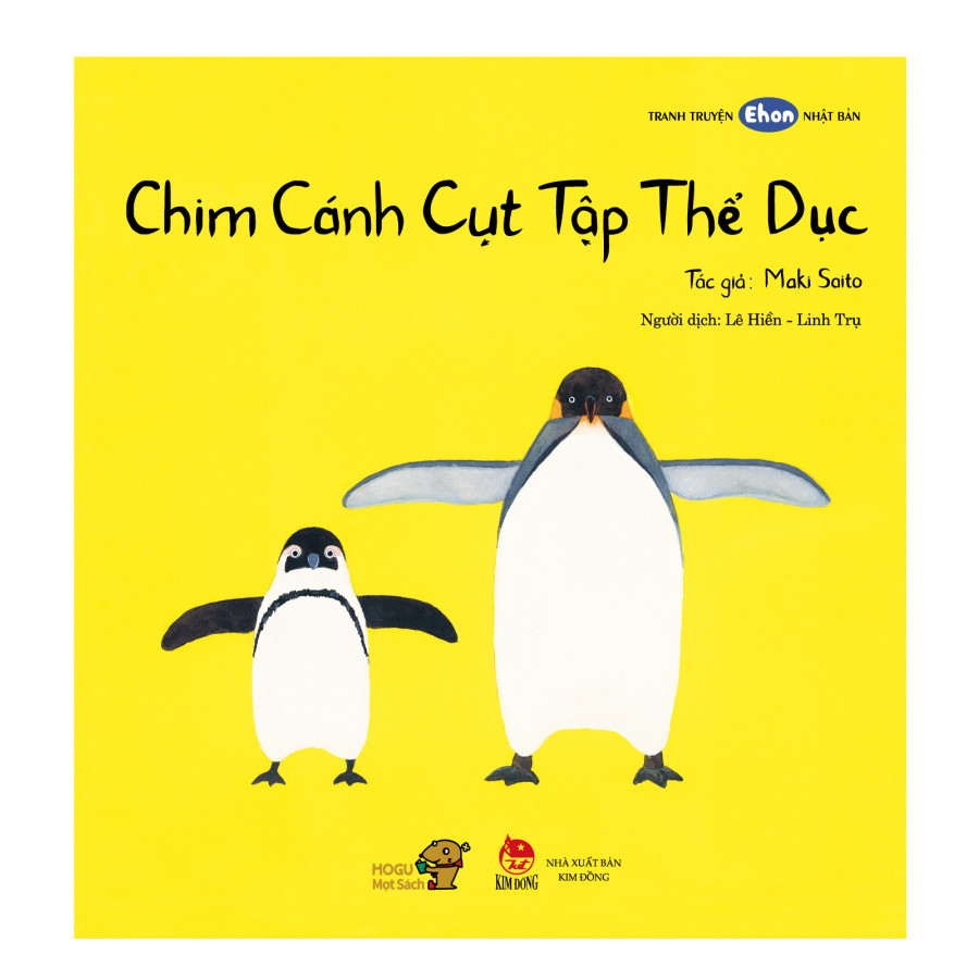Ehon - Làm quen với sách cho bé 0-2 tuổi - Chim cánh cụt tập thể dục