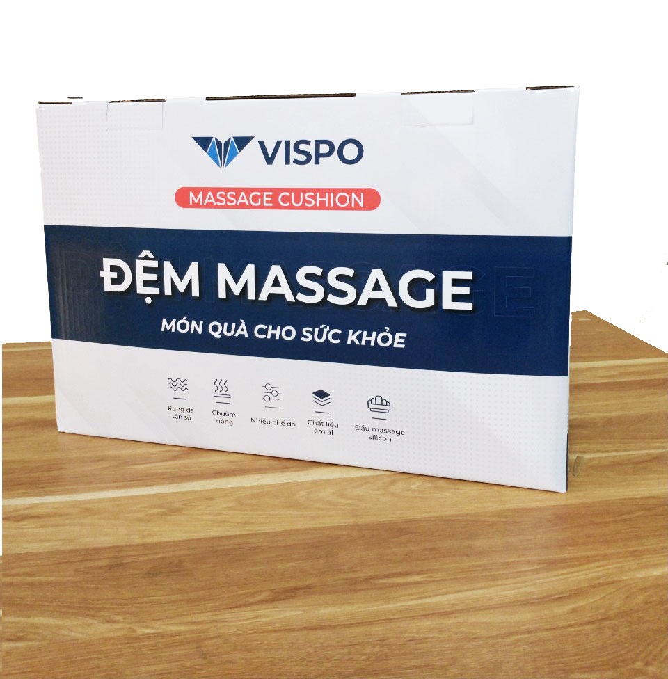 Đệm, Nệm Massage Toàn Thân Cao Cấp VISPO VP-N20N - Máy Massage Toàn Thân Chăm Sóc Sức Khỏe Tại Nhà