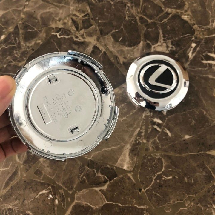 Logo chụp mâm, ốp lazang bánh sau xe ô tô Lexus 470 - Đường kính 9.5cm