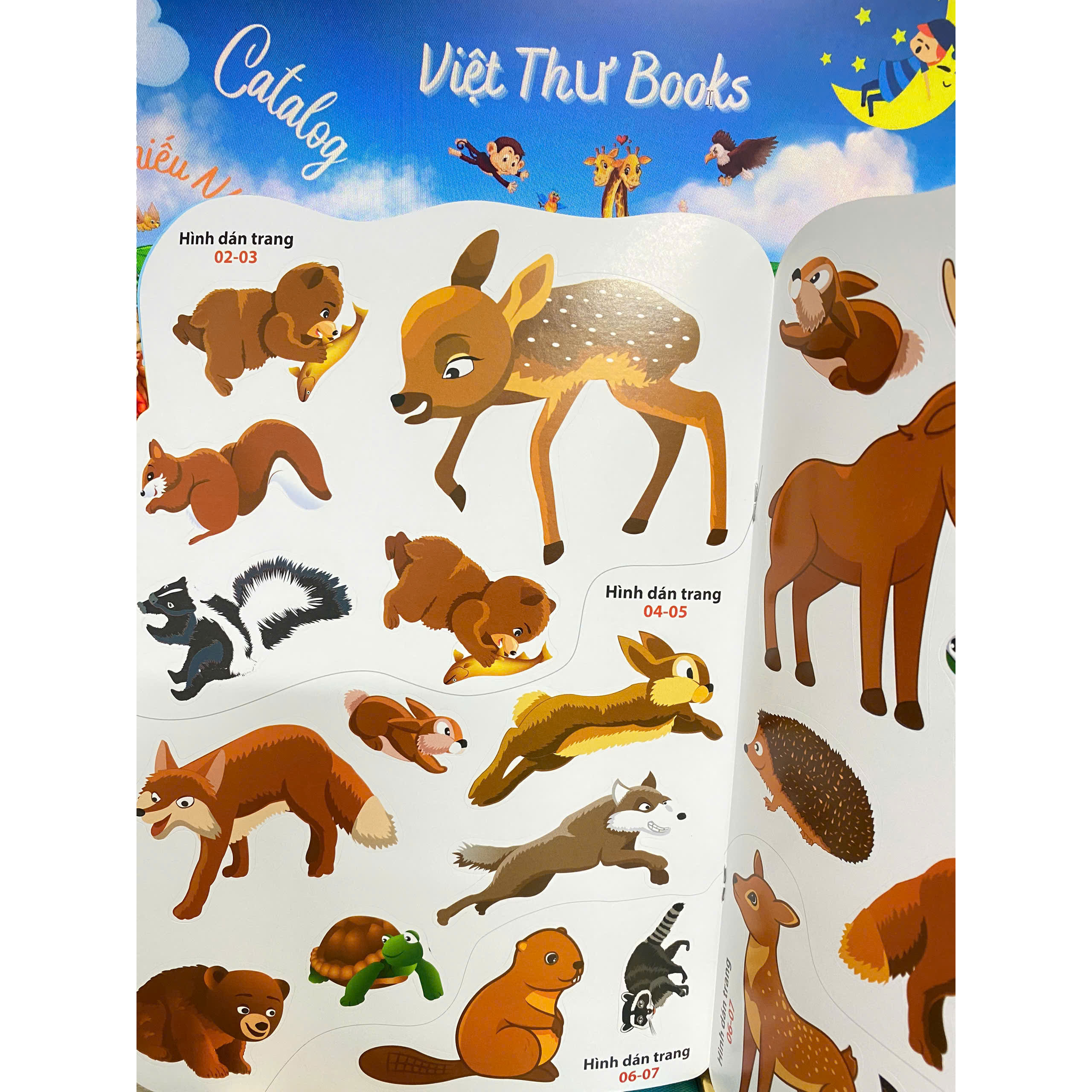 Sticker - Thế giới động vật - Thám hiểm rừng xanh
