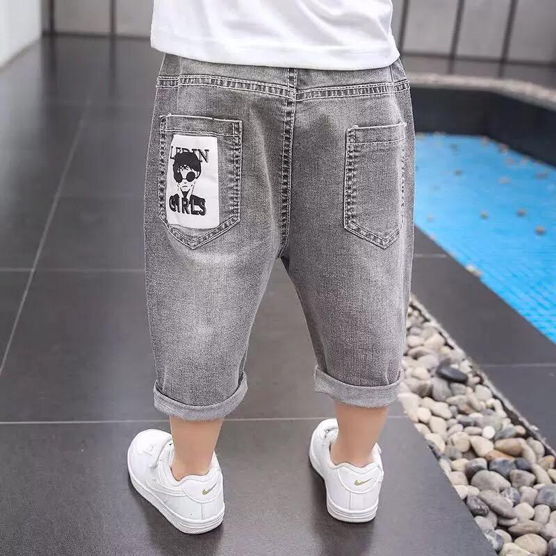 Quần Ngố Cho Bé Trai Bé Gái Hàn Quốc Short Jean Trẻ Em từ 14-30Kg