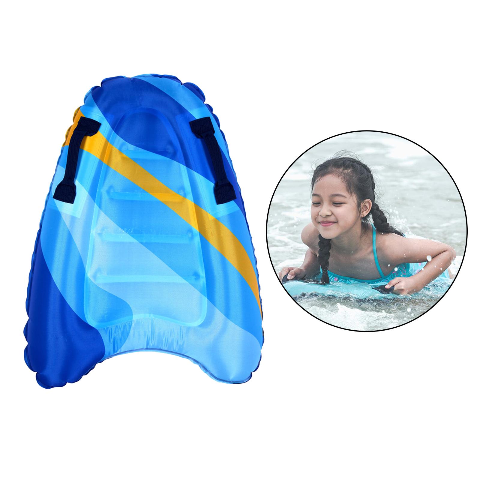 Inflatable Surfboard Children Inflated Surf Board Swimming Learning Kickboard Pool Slip and Slide Boards