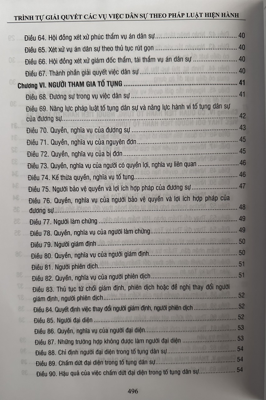 Trình tự giải quyết các vụ việc dân sự theo pháp luật hiện hành
