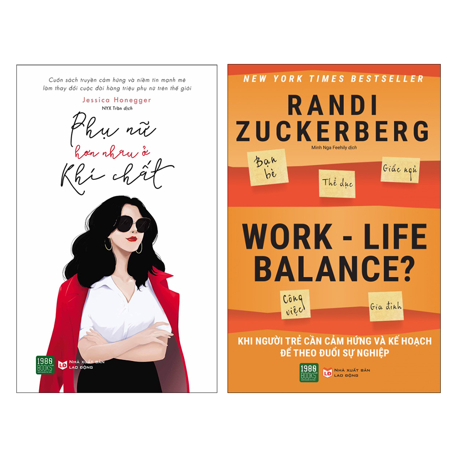 Combo Work - Life Balance + Phụ Nữ Hơn Nhau Ở Khí Chất (2 Cuốn)