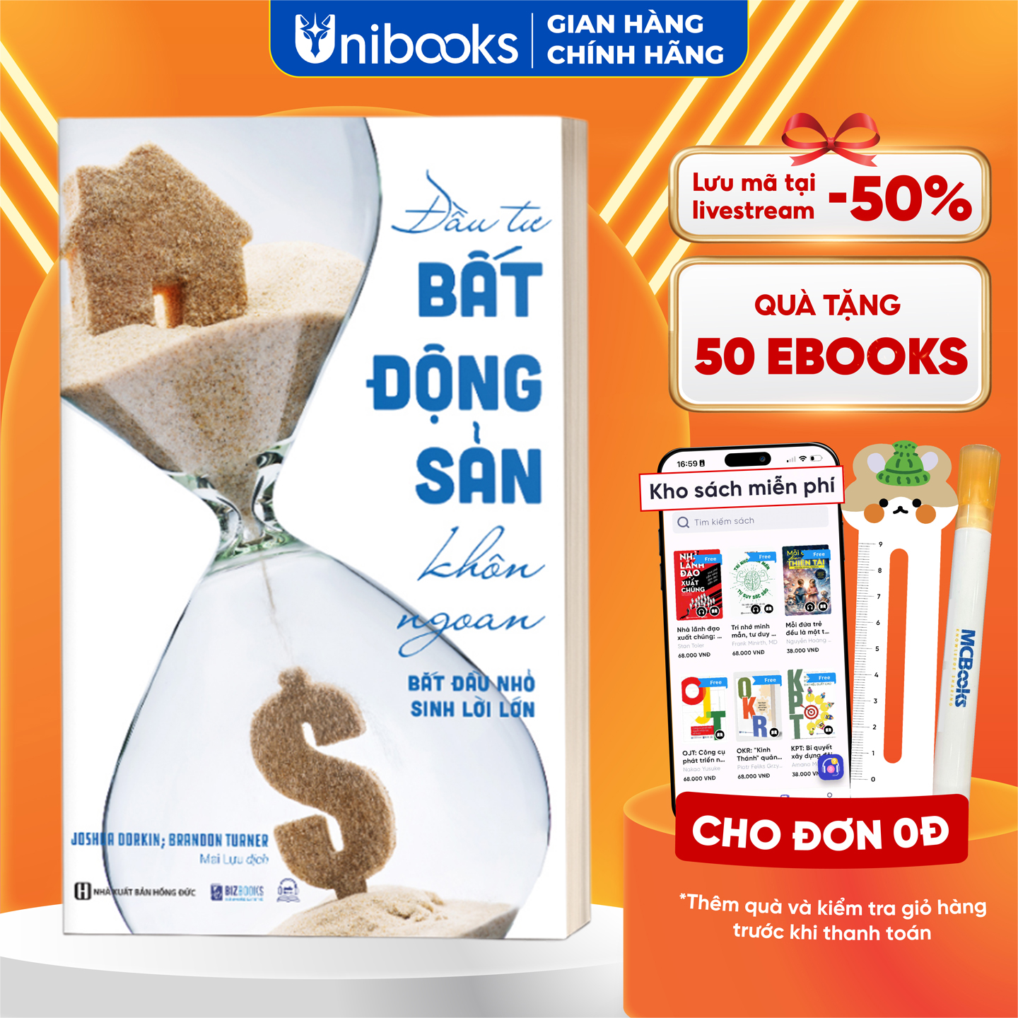 Sách - Đầu Tư Bất Động Sản Khôn Ngoan: Bắt Đầu Nhỏ, Sinh Lời Lớn - MCBooks