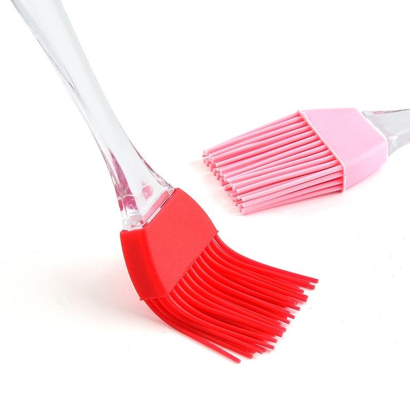 Set 2 món cọ quét dầu và cây phết kem làm bánh LOẠI XỊN - Combo chổi phết dầu silicon và phới trộn bột, phết bơ, vét kem